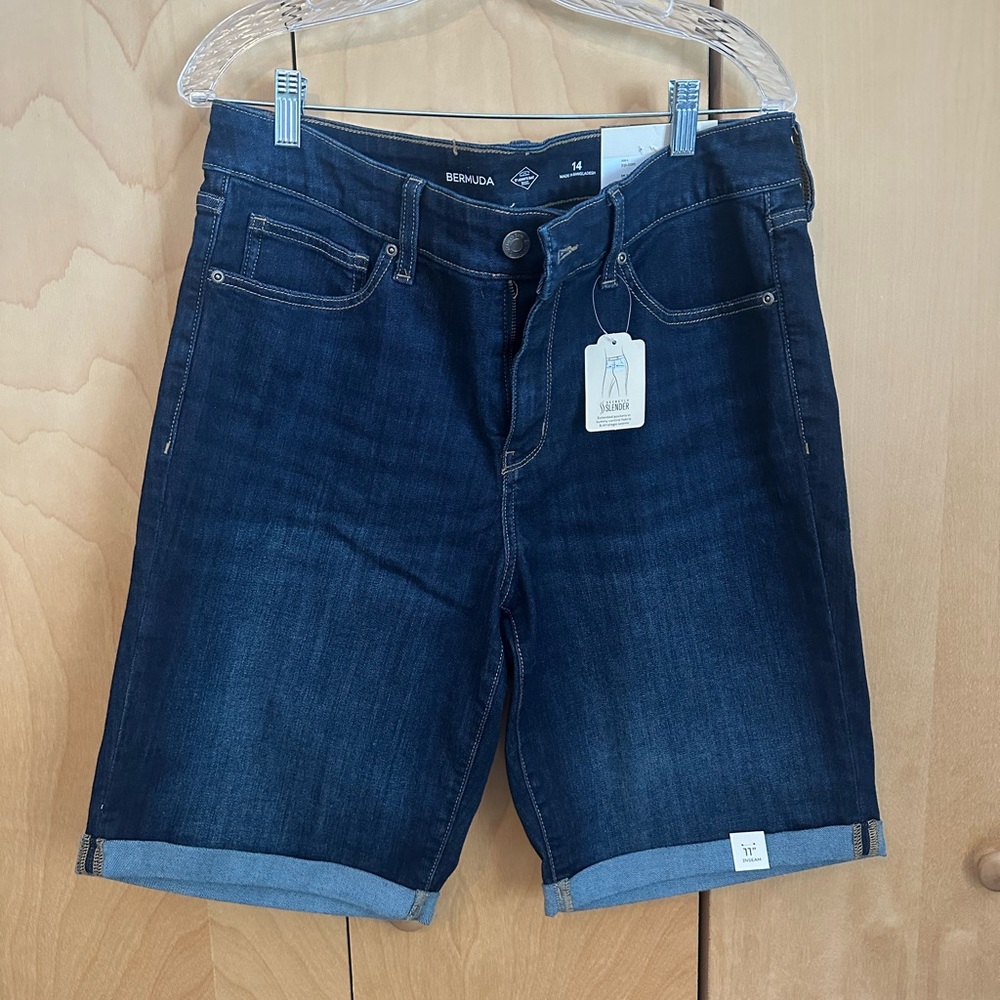 St. John's Bay Indigo Women's Bermudas